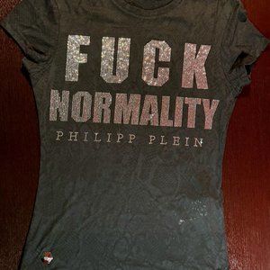 T-Shirt Sexy Pure PHILIPP PLEIN TM WITH CRYSTALS